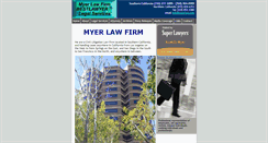 Desktop Screenshot of myerlaw.com